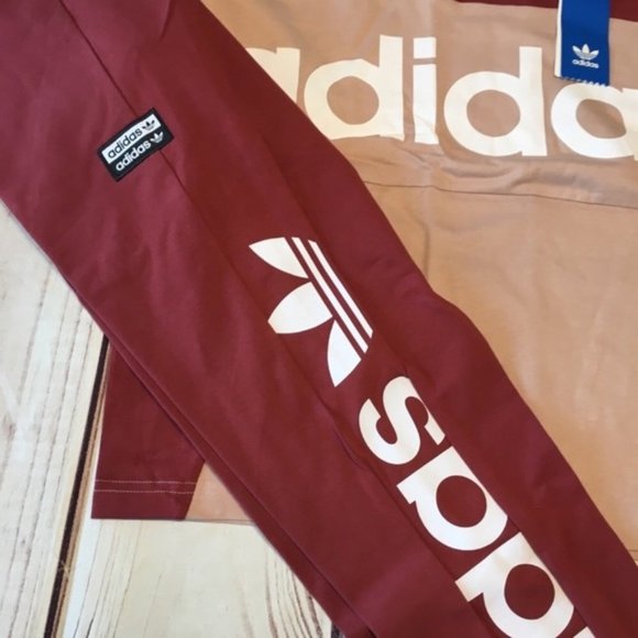 2 pc adidas t-shirt legging matching outfit set - Picture 5 of 7